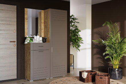 Модульная прихожая Livorno 2, графит 